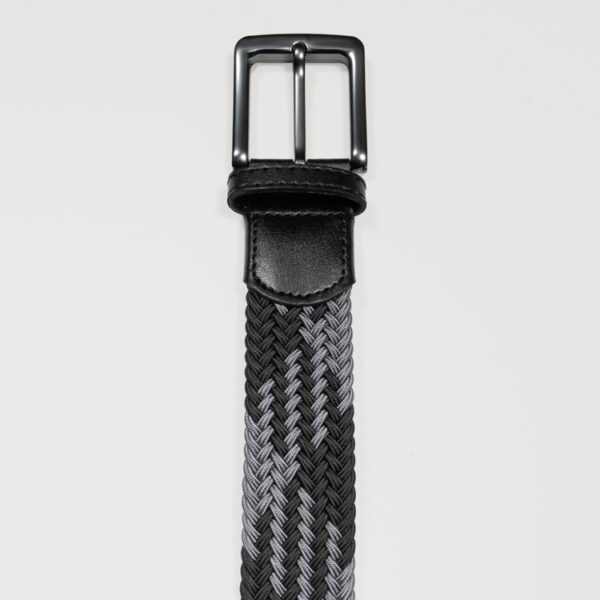 cincho negro y gris diseno trenzado marca buckle cl sico 154138 NEGGRIS 2