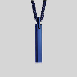 collar azul estilo pilar de tungsteno marca calak cl sico 142251 202028 1