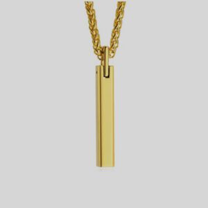 collar dorado estilo pilar de tungsteno marca calak cl sico 142253 202026 1