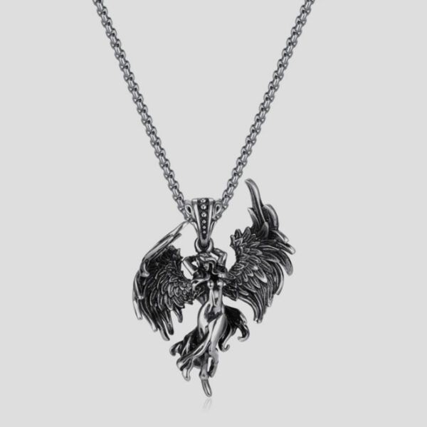 collar gris diseno de angel marca calak cl sico 150306 GRIS 1