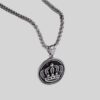 collar gris estilo corona marca calak cl sico 142239 GRIS 1
