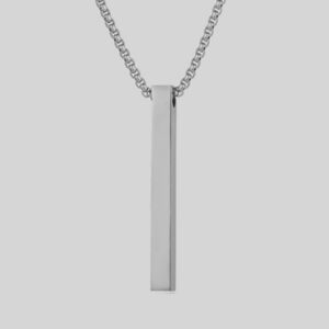 collar gris estilo pilar de acero marca calak cl sico 142241 202060 1