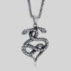 collar gris estilo serpiente marca calak cl sico 142215 GRIS 1