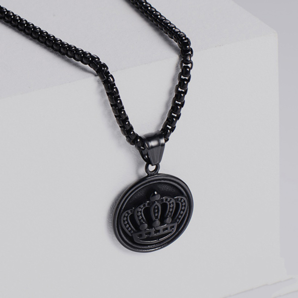 collar negro estilo corona marca calak cl sico 142238 NEGRO 1