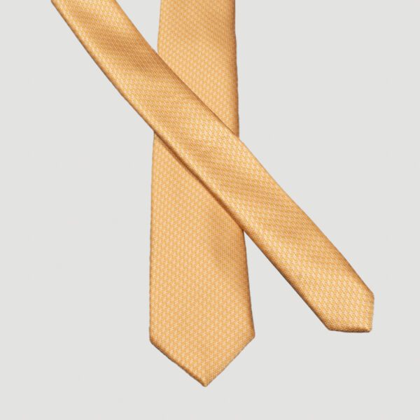 corbata amarilla estructura labrada marca emporium slim 157718 AMARILLO 2