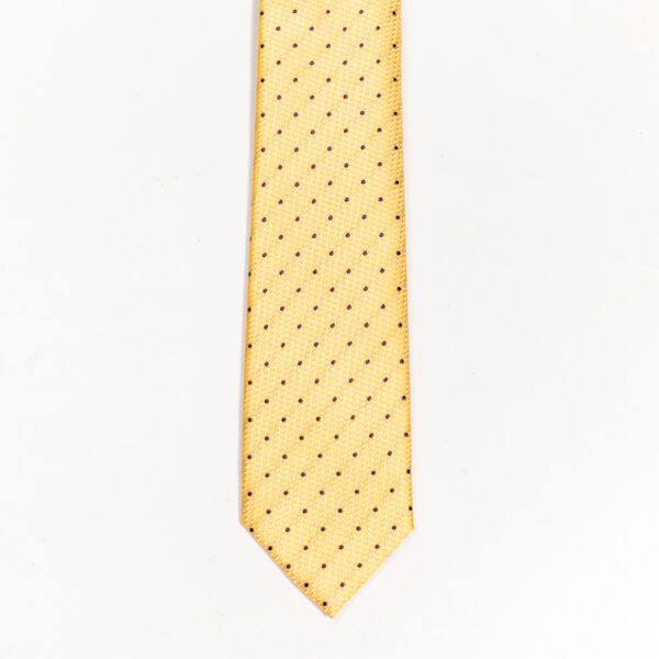 corbata amarillo estructura puntos marca emporium slim 155389 AMARILLO 1