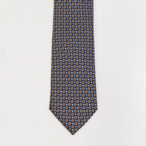corbata azul diseno de amebas marca colletti slim 143046 210298 1