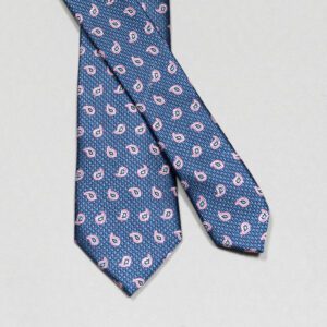corbata azul diseno de amebas marca colletti slim 148925 256584 1