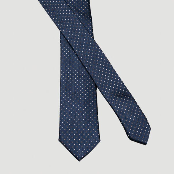 corbata azul diseno de puntitos marca colletti slim 157684 313991 2