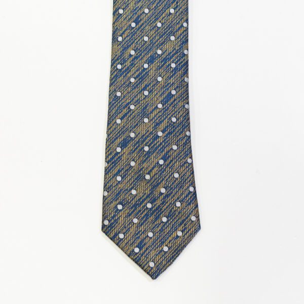 corbata azul diseno de puntos marca colletti slim 146452 233753 2