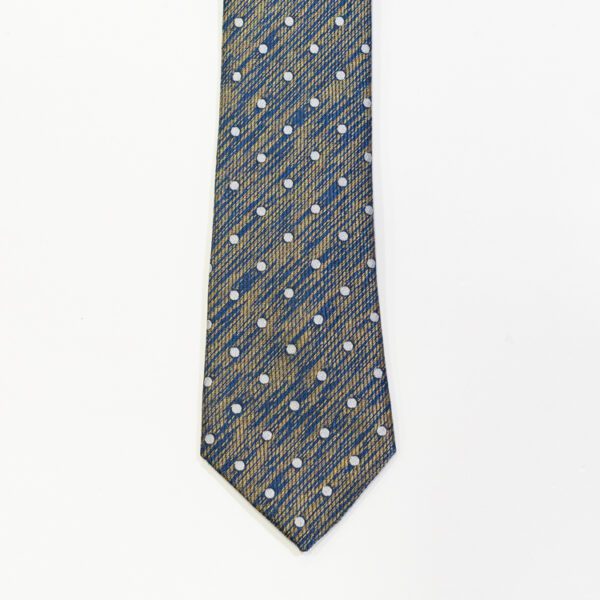 corbata azul diseno de puntos marca colletti slim 146452 AZUL 2