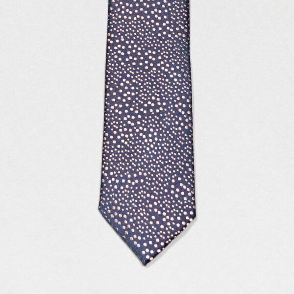 corbata azul diseno de puntos marca colletti slim 148909 AZUL 2