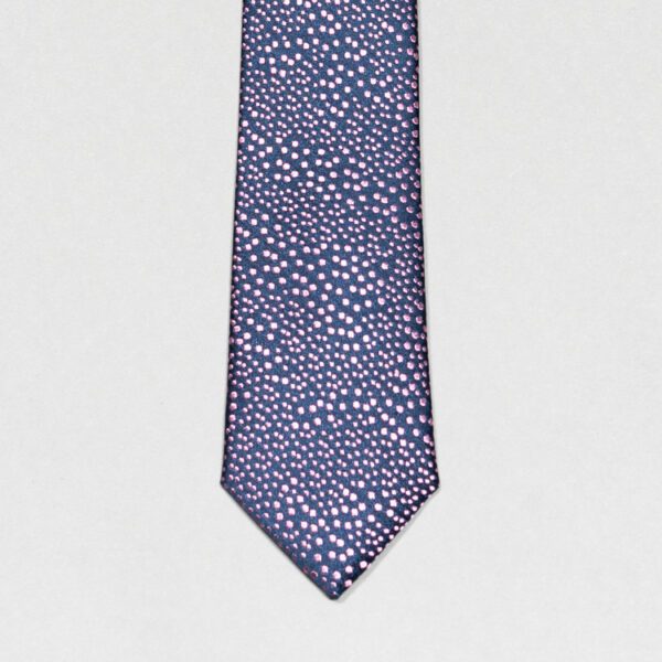 corbata azul diseno de puntos marca colletti slim 148916 256600 2
