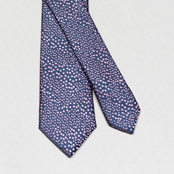 corbata azul diseno de puntos marca colletti slim 148916 AZUL 1