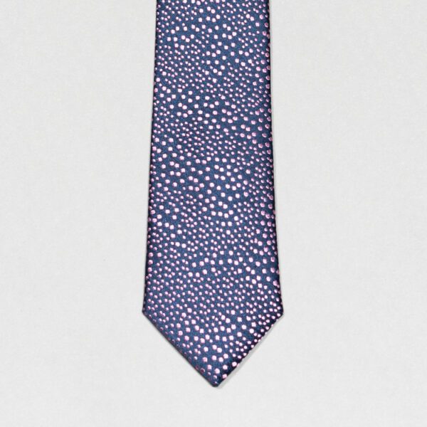 corbata azul diseno de puntos marca colletti slim 148916 AZUL 2