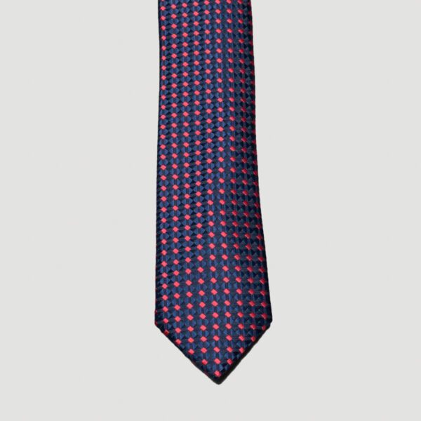 corbata azul diseno de puntos marca emporium slim 157708 AZUL 1