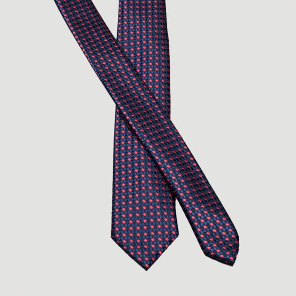 corbata azul diseno de puntos marca emporium slim 157708 AZUL 2