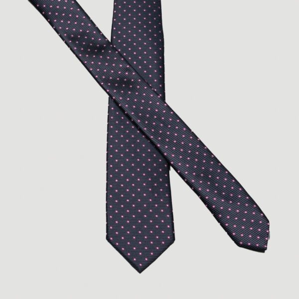 corbata azul diseno de puntos marca emporium slim 157717 AZUL 2