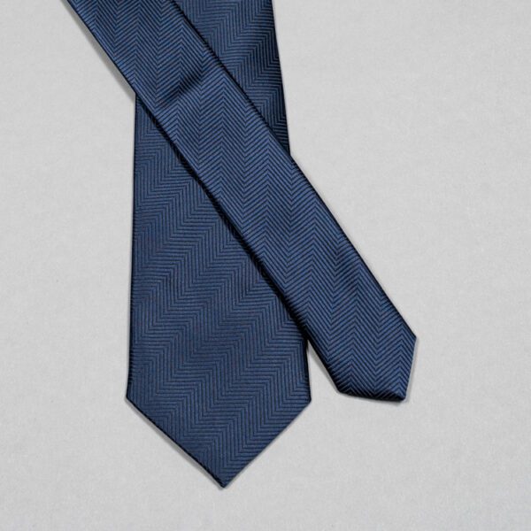 corbata azul estructura labrada marca buckle cl sico 149833 261787 2