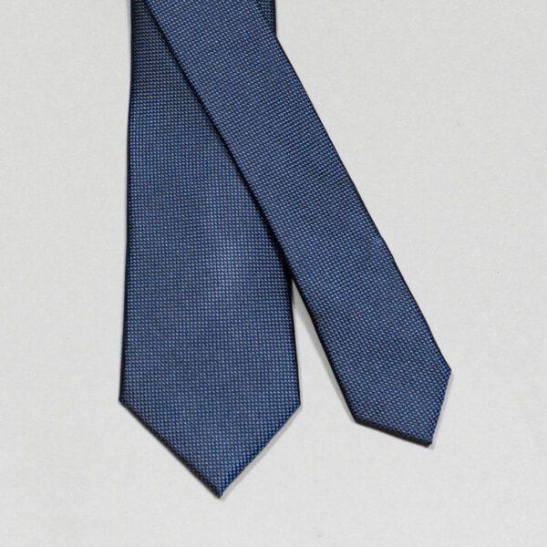 corbata azul estructura labrada marca colletti slim 148903 256589 1