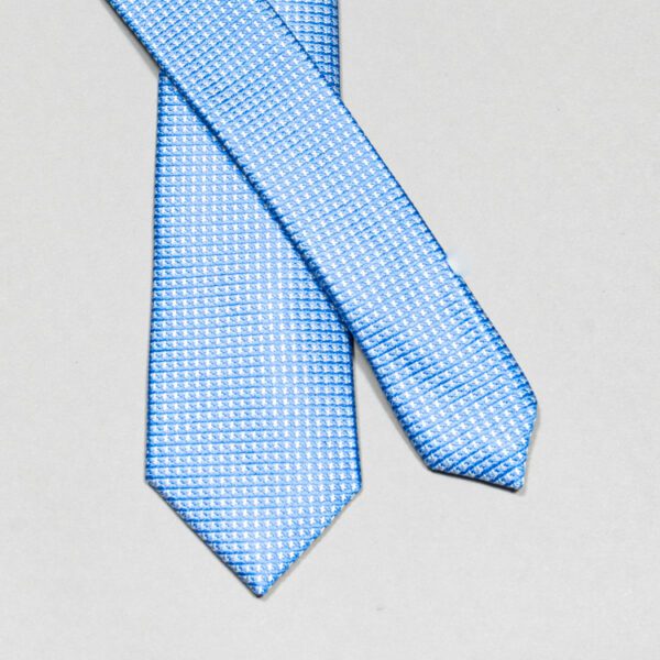 corbata azul estructura labrada marca colletti slim 148920 AZUL 1