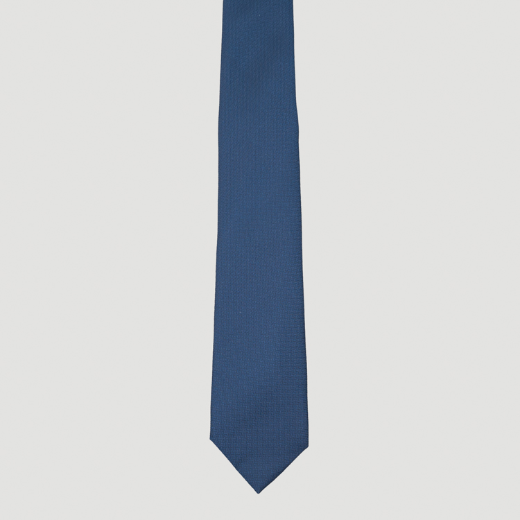 corbata azul estructura labrada marca colletti slim 157674 AZUL 2