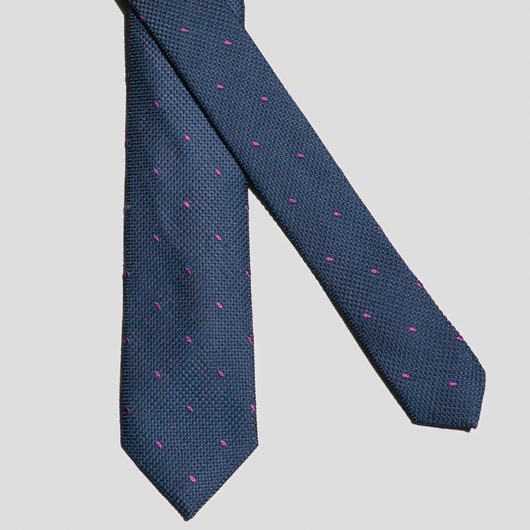 corbata azul estructura plana marca colletti slim 167286 AZUL