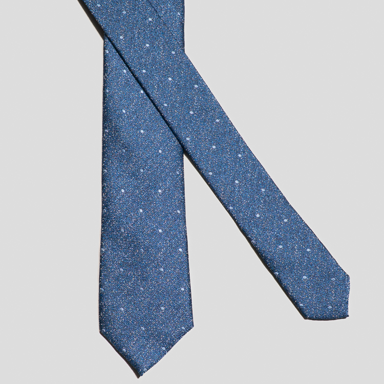 corbata azul estructura plana marca colletti slim 167297 AZUL