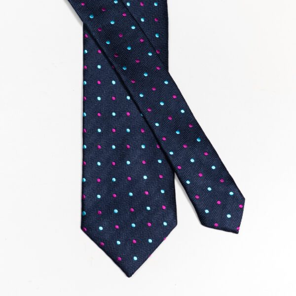 corbata azul estructura puntos marca colletti cl sico 155298 AZUL 2