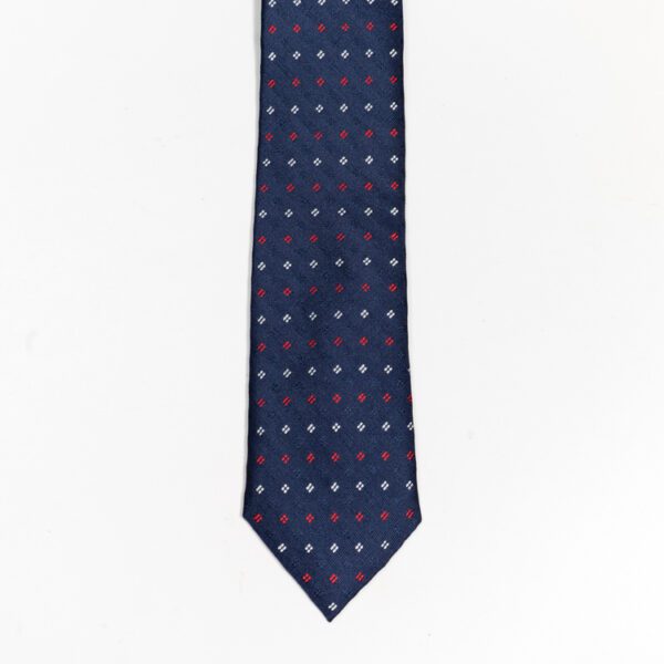 corbata azul estructura rombos marca colletti slim 155363 AZUL 1