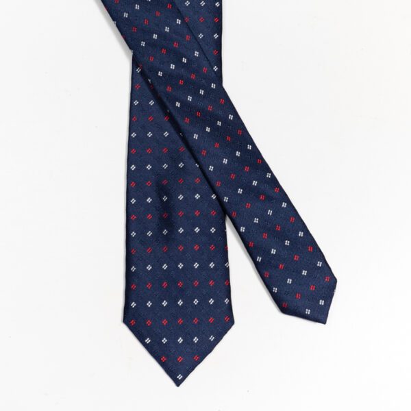 corbata azul estructura rombos marca colletti slim 155363 AZUL 2
