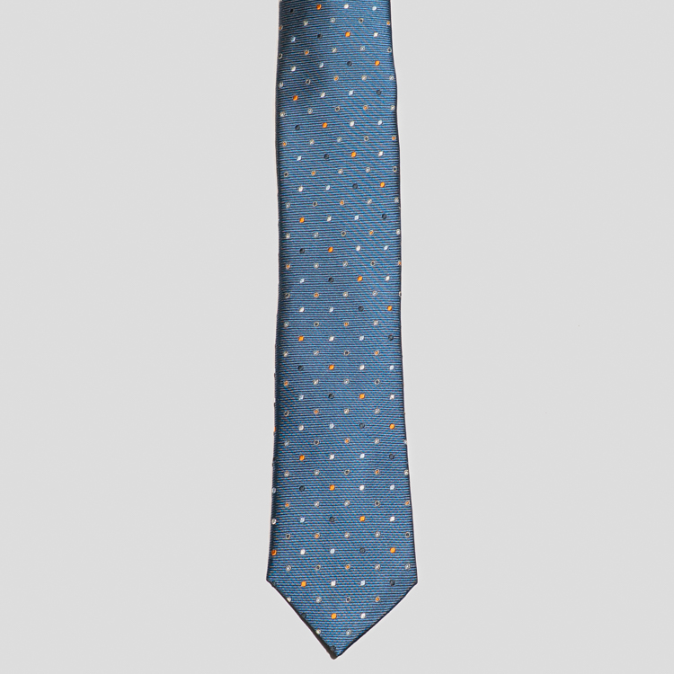 corbata azul marino estructura plana marca colletti slim 167285 379442