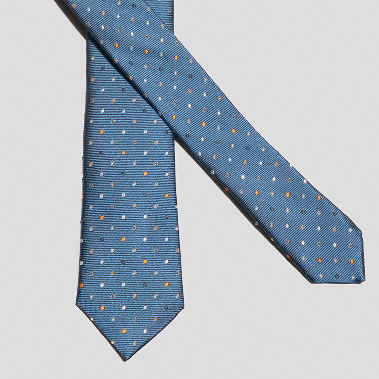 corbata azul marino estructura plana marca colletti slim 167285 AZUL MA