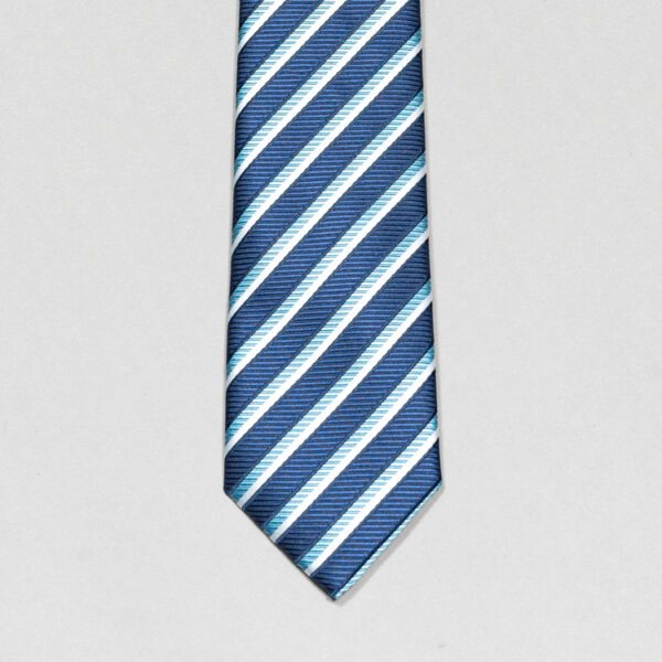 corbata azul pavo diseno de franjas marca emporium cl sico 148973 256624 2