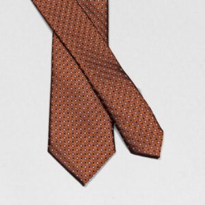 corbata bronce diseno de cuadros marca colletti slim 148927 256586 1