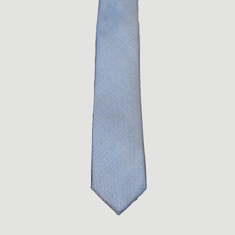 corbata celeste estructura labrada marca colletti slim 157678 CELESTE 1