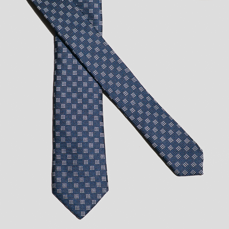 corbata celeste estructura plana marca colletti slim 167287 CELESTE