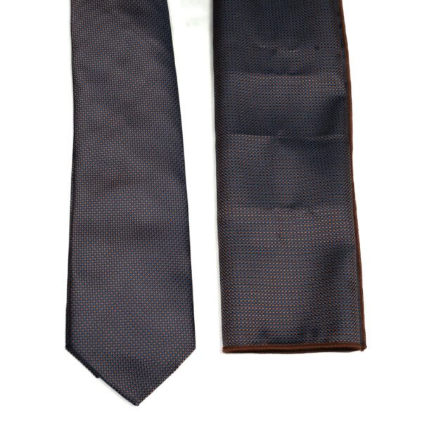 corbata con panuelo morado diseno de puntitos marca buckle cl sico 154135 305997 2