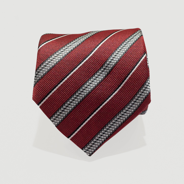 Corbata corinto diseño líneas marca Emporium clásico | 135435