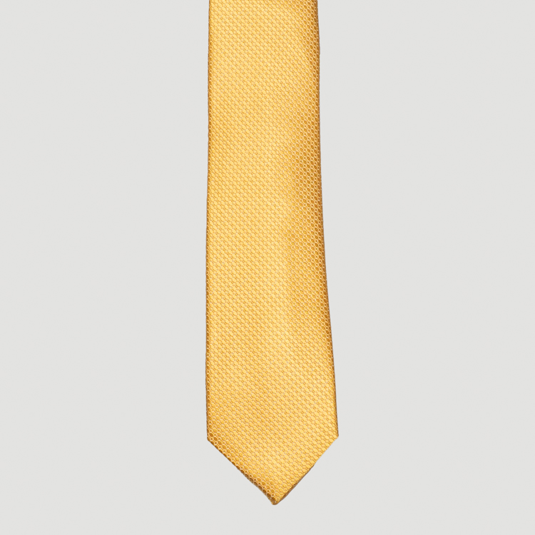 corbata dorado estructura plana marca colletti slim 161021 DORADO 2