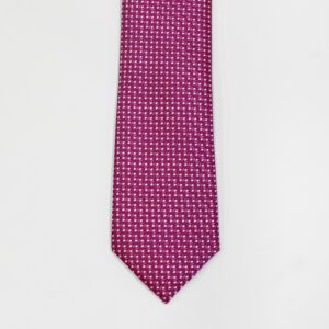 corbata fucsia diseno mini cuadros marca colletti slim 143043 210301 1
