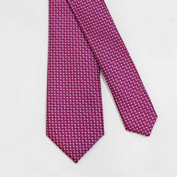 corbata fucsia diseno mini cuadros marca colletti slim 143043 210301 2