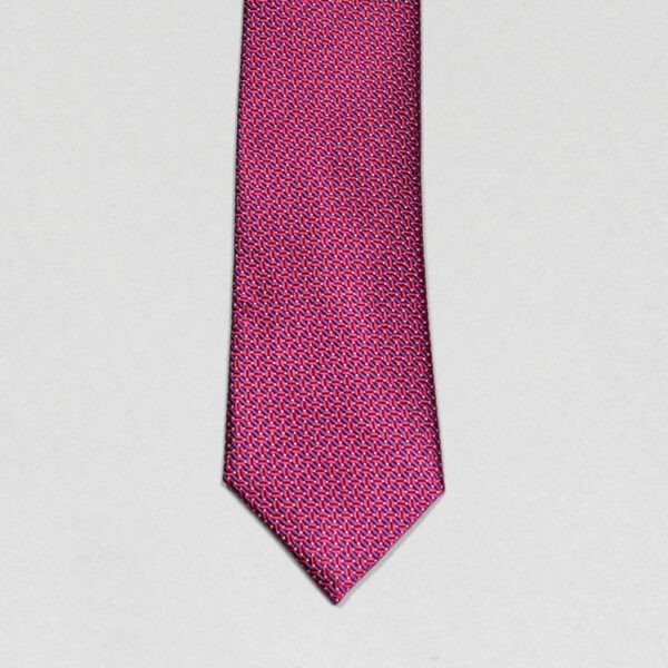 corbata fucsia estilo mini cuadros marca colletti slim 148913 256601 2