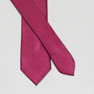 corbata fucsia estructura labrada marca colletti slim 148922 256581 1