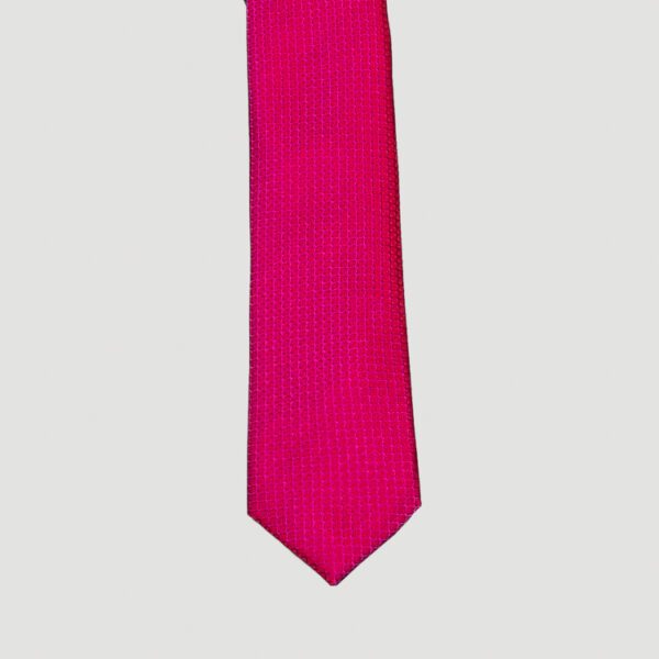 corbata fucsia estructura labrada marca colletti slim 157672 FUCSIA 1