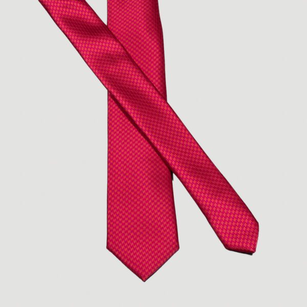 corbata fucsia estructura labrada marca emporium slim 157728 FUCSIA 2
