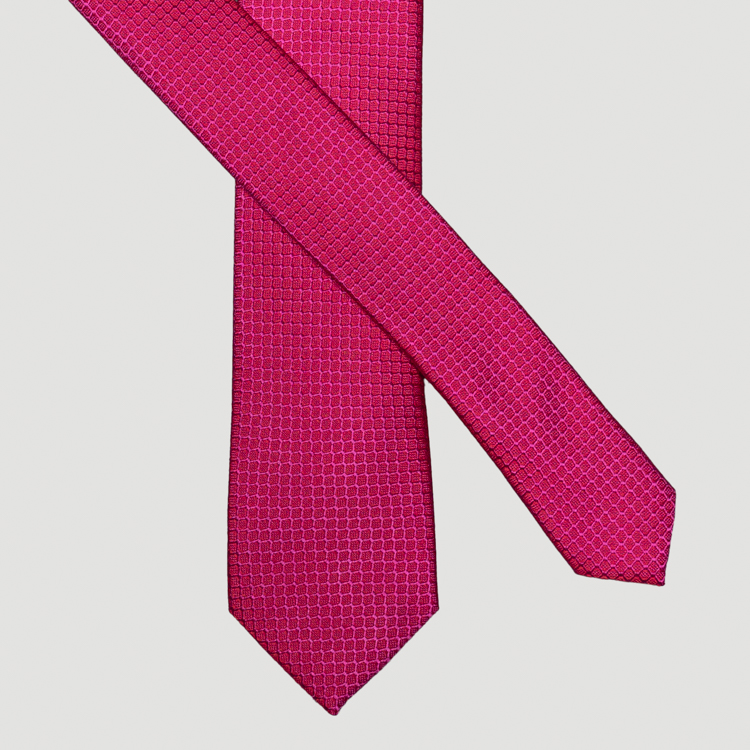 corbata fucsia estructura plana marca colletti slim 161013 343486 1