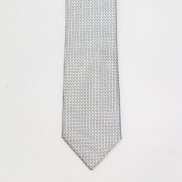 corbata gris diseno de mini cuadros marca colletti cl sico 143063 210285 1