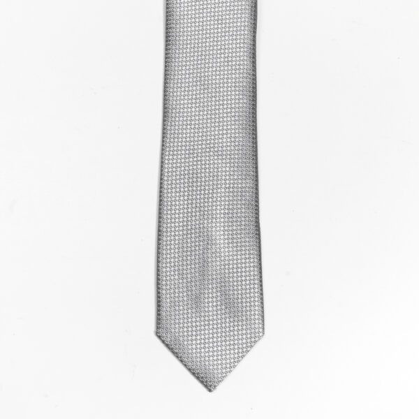 corbata gris estructura labrada marca colletti slim 155352 GRIS 1