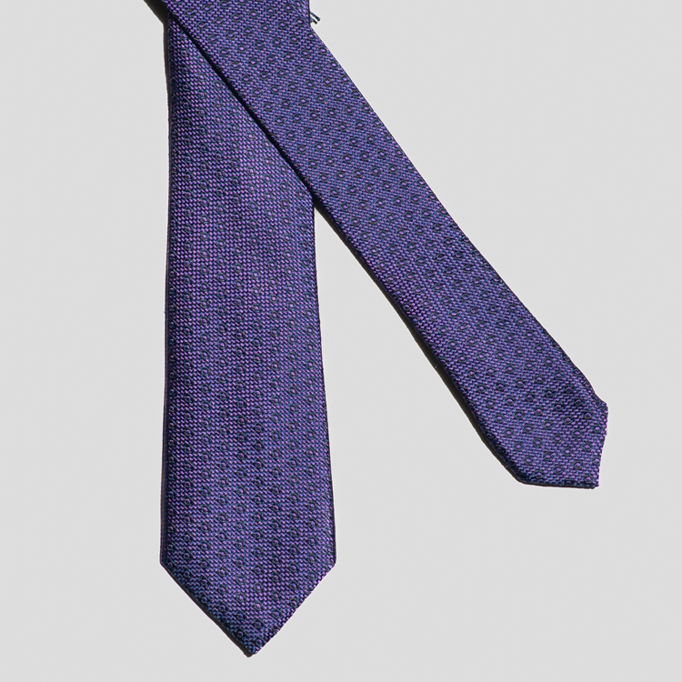 corbata lila estructura plana marca colletti slim 167291 LILA
